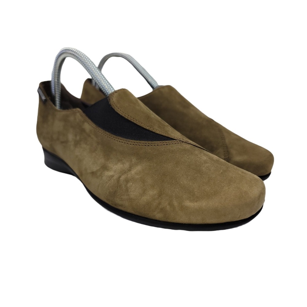Mephisto Women's Brown Suede Air-Jet Figura Slip-on Comfort Casual Loafer Size 7